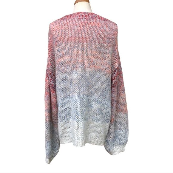 SUNDANCE sweater, loose knit with balloon 🎈sleeve. Looks great on! - Picture 4 of 10